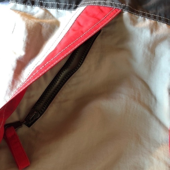 Vintage Elho Carving Winter Ski Snowboard Jacket Colorblock Red Tan Size XL - Picture 10 of 15